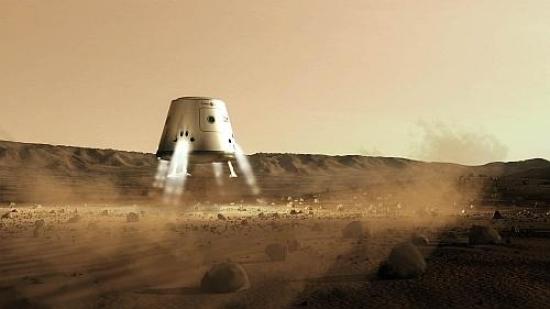 Первый жилой модуль садится на Марс. ...
