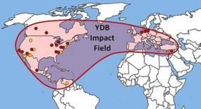 13 000 лет назад крупное космическое тело столкнулось с Землей