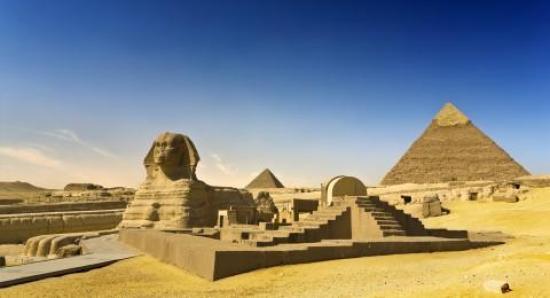 Сфинкс и пирамида Хефрена. Фото: WitR...