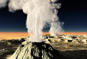 Огромный вулкан когда-то «наклонил» Марс