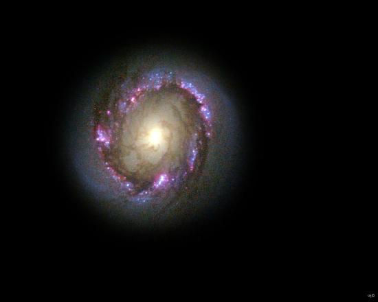Спиральная галактика NGC 4314.