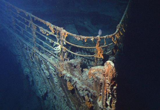 «Титаник» на дне океана. Фото: NOAA