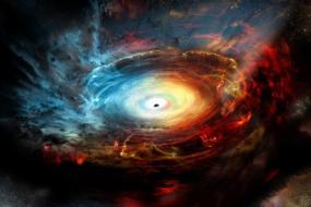 Может ли материя покинуть горизонт событий во время слияния черных дыр?