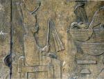 Рельеф, изображающий фараона Снофру.