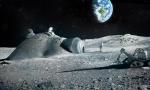 Первые поселения на Луне в представле...
