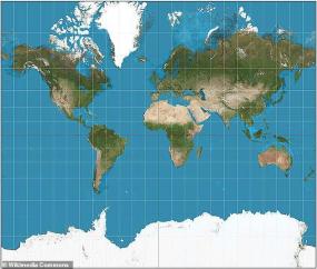 Наши карты ошибочны: модель, которая показывает, как мир выглядит на самом деле