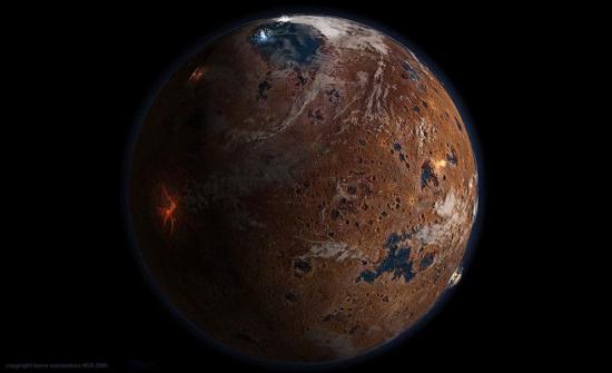 Марс на рубеже пренойской и нойской эр