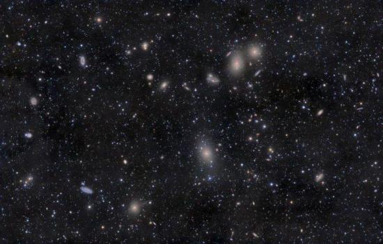 Так выглядят галактики в скоплении Девы