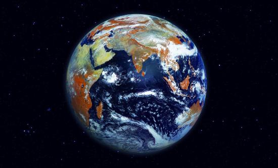 Вид Земли из Космоса