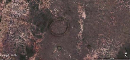 Бестамское кольцо, всего обнаружено 12 геоглифов в виде кольца
