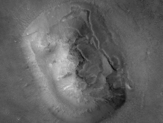 «Лицо на Марсе» в высоком разрешении