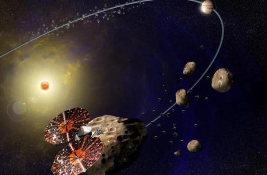 «Люси» будет изучать троянские астероиды Юпитера