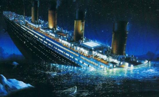 Крушение «Титаника» в представлении художника