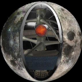 Теория полой Луны. Вариант корабля пришельцев