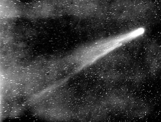 Комета Галлея в 1910 году.