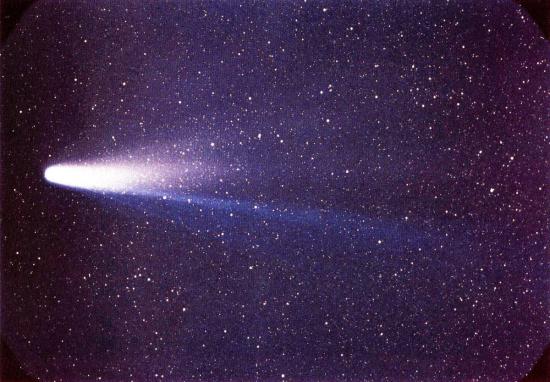 Комета Галлея 8 марта 1986 года.