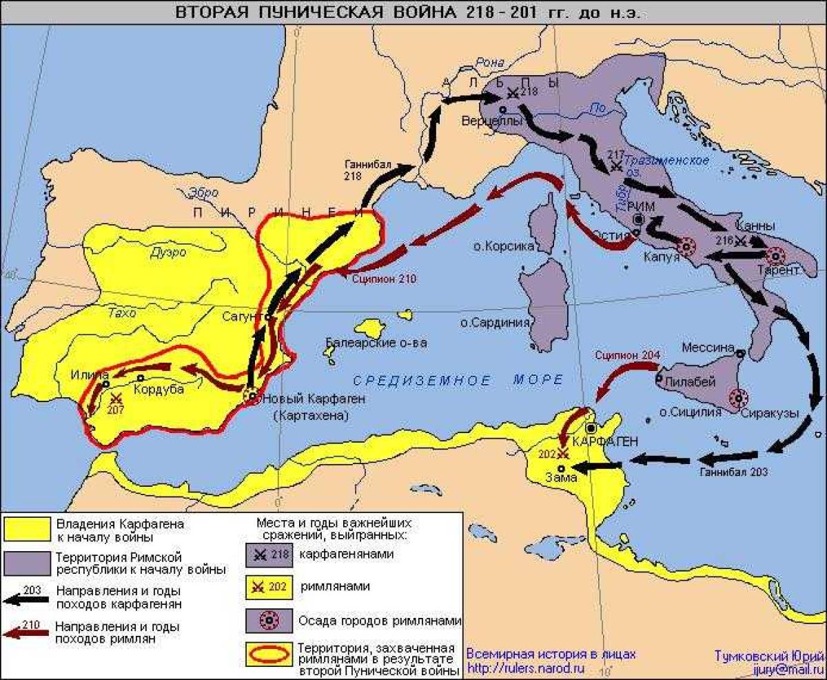 В какой стране находился карфаген