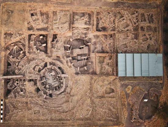 Гёбекли-Тепе, археологический памятник эпохи неолита недалеко от города Шанлыурфа в Юго-Восточной Анатолии, Турция.
