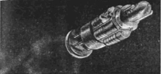 Космический корабль с ядерно-импульсной ракетой проекта "Орион"