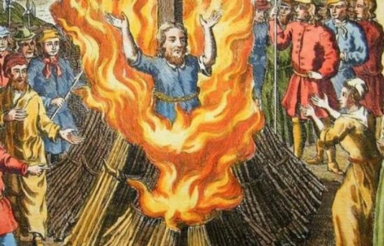 Помимо Джордано Бруно на костре инквизиции сгорело еще по меньшей мере пять ученых.
