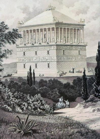 Реконструкция мавзолея в Галикарнасе