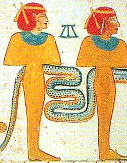 Рыжеволосые богини, из могилы фараона Мернептаа (Merneptah).