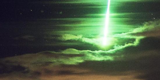 Зеленый метеор над США.