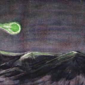 НЛО - зеленые огненные шары