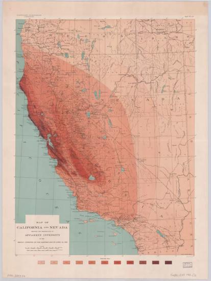 На этой старой карте северной Калифор...