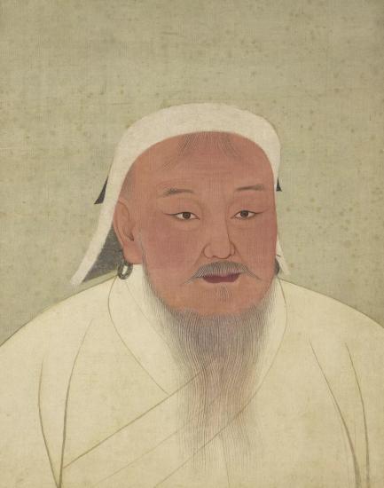 Портрет-репродукция времён династии Юань, XIV век.