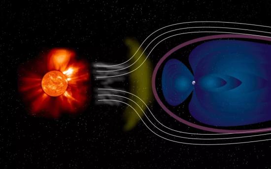 Магнитосфера Земли.