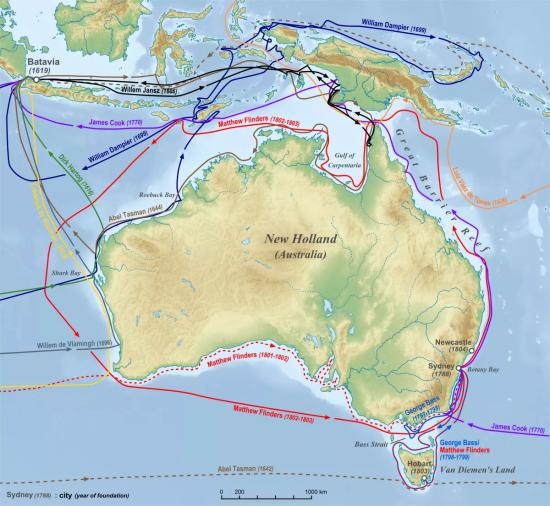 Исследование европейскими мореплавателями Австралии (до 1812 года).