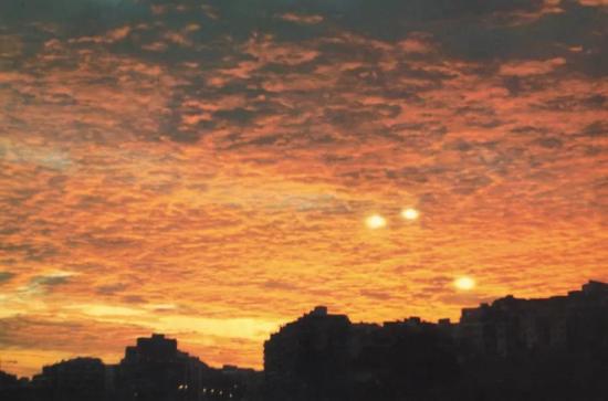 НЛО над Барселоной в 1978 году.