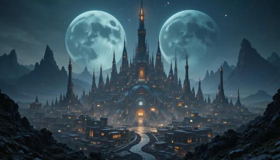 Город инопланетян.