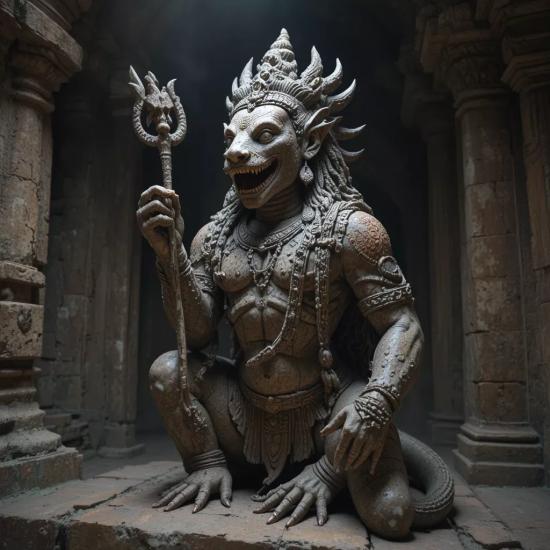 Нага из индийской мифологии.