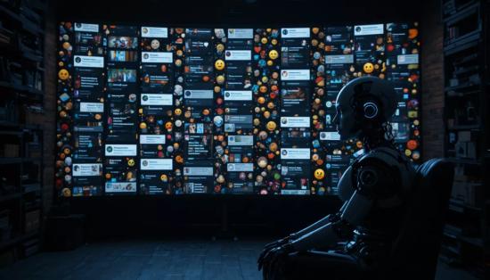 ИИ, потребляющий поток соцсетей.