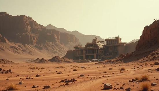 Руины марсианских шахт Аннунаков.