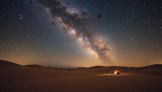 Ночь в Ливийской пустыне, где все началось.