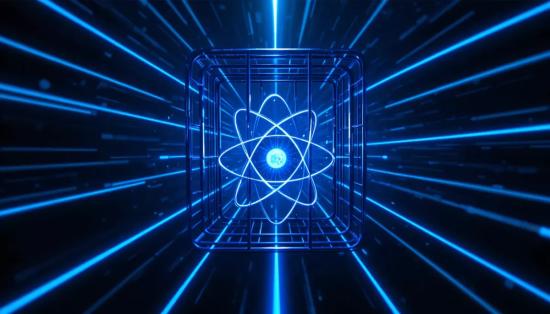 Одиночный атом рубидия в оптической ловушке (лазерном пинцете).