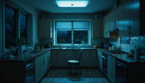 Беспокойная тишина на кухне.