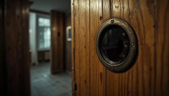 Пустая лестничная клетка.