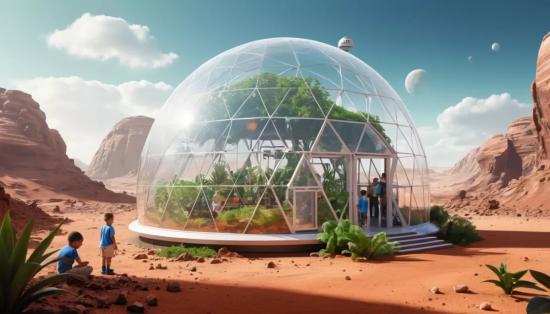 Марсианская колония будущего