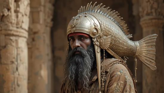 Жрец в ритуальном облачении