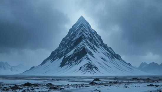 Загадочная пирамидальная структура в гренландской тундре