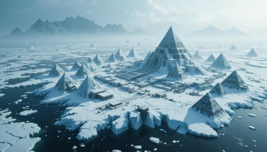 Древние сооружения Антарктиды.