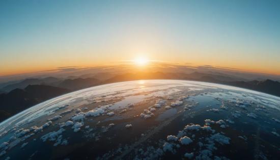 Восход солнца на западе