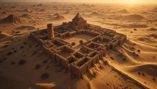 Древний город под песками пустыни