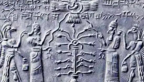 Шумерская клинописная табличка с историей о Зиусудре и семи мудрецах