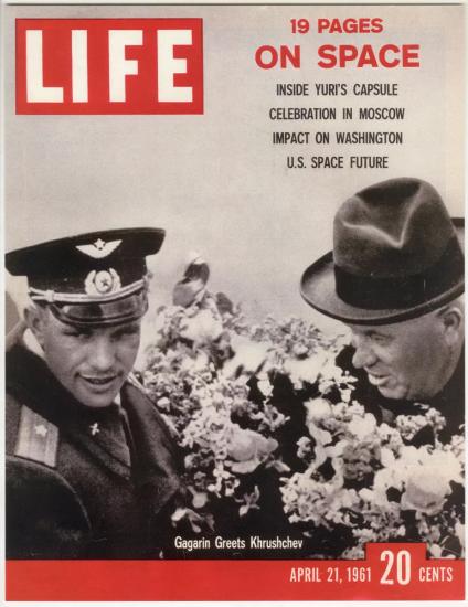 Обложка "Life" от 21 апреля 1961 года