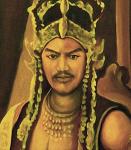 Изображение короля Силаванги во дворце султана Индонезии